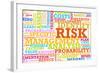 Risk Management Corporate Concept as a Abstract-kentoh-Framed Art Print