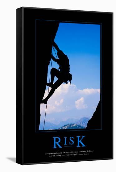 Risk-null-Framed Stretched Canvas