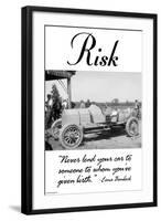 Risk-Wilbur Pierce-Framed Art Print