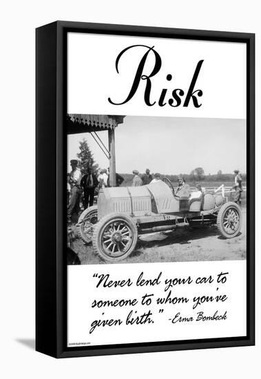 Risk-Wilbur Pierce-Framed Stretched Canvas