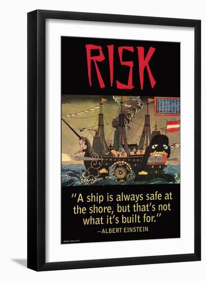 Risk-Wilbur Pierce-Framed Art Print