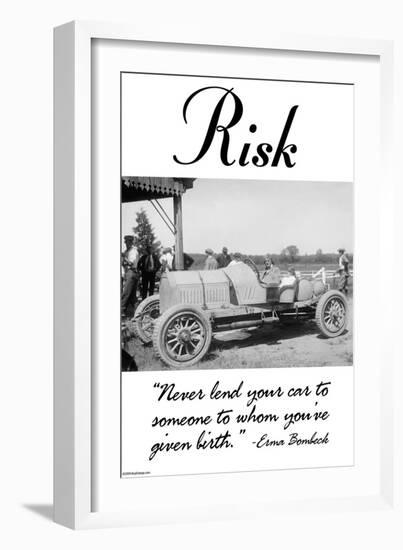 Risk-Wilbur Pierce-Framed Art Print