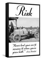 Risk-Wilbur Pierce-Framed Stretched Canvas