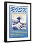 Risk-null-Framed Art Print