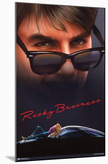 Risky Business - One Sheet-Trends International-Mounted Poster