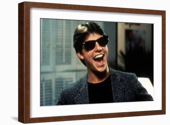 Risky Business, Tom Cruise, 1983-null-Framed Photo