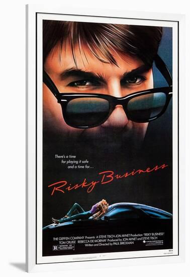 Risky Business, Tom Cruise, Rebecca De Mornay, 1983. © Warner Bros. Courtesy: Everett Collection-null-Framed Art Print