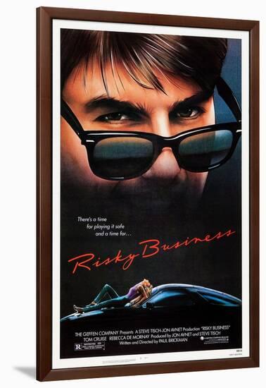 Risky Business, Tom Cruise, Rebecca De Mornay, 1983. © Warner Bros. Courtesy: Everett Collection-null-Framed Art Print