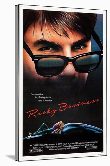 Risky Business, Tom Cruise, Rebecca De Mornay, 1983. © Warner Bros. Courtesy: Everett Collection-null-Stretched Canvas