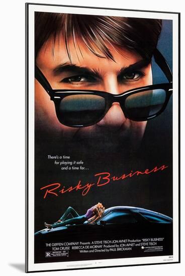 Risky Business, Tom Cruise, Rebecca De Mornay, 1983. © Warner Bros. Courtesy: Everett Collection-null-Mounted Art Print