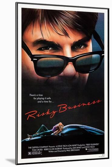 Risky Business, Tom Cruise, Rebecca De Mornay, 1983. © Warner Bros. Courtesy: Everett Collection-null-Mounted Art Print