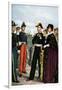 Risorgimento: King Francois (Francesco) II of the Two Sicilies and His Wife Maria Sofia De Wittelsb-Tancredi Scarpelli-Framed Giclee Print