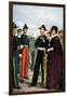 Risorgimento: King Francois (Francesco) II of the Two Sicilies and His Wife Maria Sofia De Wittelsb-Tancredi Scarpelli-Framed Giclee Print