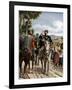 Risorgimento: Meeting at Teano De Vittorio Emanuele II (Victor Emmanuel Ii) (Victor-Emmanuel) (1820-Tancredi Scarpelli-Framed Giclee Print