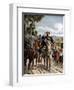 Risorgimento: Meeting at Teano De Vittorio Emanuele II (Victor Emmanuel Ii) (Victor-Emmanuel) (1820-Tancredi Scarpelli-Framed Giclee Print