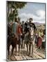 Risorgimento: Meeting at Teano De Vittorio Emanuele II (Victor Emmanuel Ii) (Victor-Emmanuel) (1820-Tancredi Scarpelli-Mounted Giclee Print