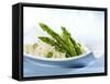 Risotto with Green Asparagus-null-Framed Stretched Canvas