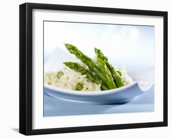 Risotto with Green Asparagus-null-Framed Photographic Print