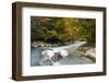 Rissbach creek in Karwendel range, Austria, Tyrol.-Martin Zwick-Framed Photographic Print