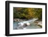 Rissbach creek in Karwendel range, Austria, Tyrol.-Martin Zwick-Framed Photographic Print