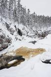 River Flowing in Snowy Winter Forest-Risto0-Framed Photographic Print