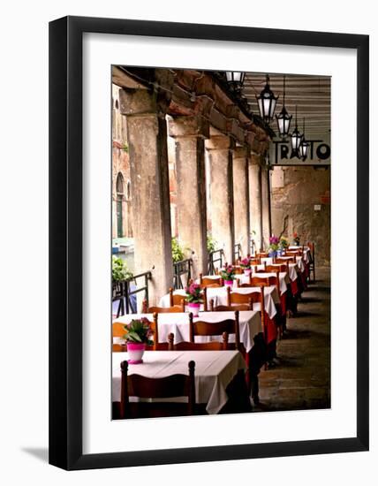 Ristorante al Vagon, Venice-Igor Maloratsky-Framed Art Print