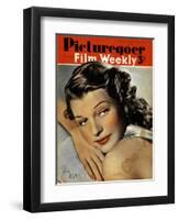 Rita Hayworth (1918-198), American Actress, 1941-null-Framed Premium Giclee Print