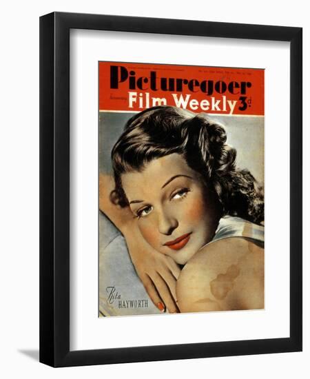 Rita Hayworth (1918-198), American Actress, 1941-null-Framed Premium Giclee Print