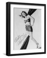 Rita Hayworth (1918-198), American Actress, C1940S-null-Framed Giclee Print