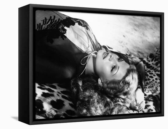 Rita Hayworth, 1942-null-Framed Stretched Canvas