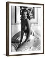 RITA HAYWORTH (b/w photo)-null-Framed Photo