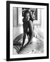 RITA HAYWORTH (b/w photo)-null-Framed Photo