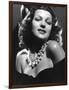 Rita Hayworth (born as Margarita Cansino, 1918 - 1987), here 1942 (b/w photo)-null-Framed Photo