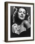 Rita Hayworth (born as Margarita Cansino, 1918 - 1987), here 1942 (b/w photo)-null-Framed Photo