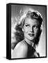 Rita Hayworth (born as Margarita Cansino, 1918 - 1987), here 1946 (b/w photo)-null-Framed Stretched Canvas