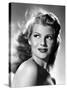 Rita Hayworth (born as Margarita Cansino, 1918 - 1987), here 1946 (b/w photo)-null-Stretched Canvas