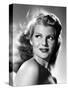 Rita Hayworth (born as Margarita Cansino, 1918 - 1987), here 1946 (b/w photo)-null-Stretched Canvas