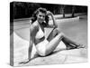 Rita Hayworth (born as Margarita Cansino, 1918 - 1987), here 1947 (b/w photo)-null-Stretched Canvas