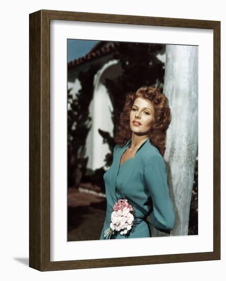 Rita Hayworth (born as Margarita Cansino, 1918 - 1987), here 1948 (photo)-null-Framed Photo