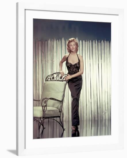 Rita Hayworth (born as Margarita Cansino, 1918 - 1987), here 1953 (photo)-null-Framed Photo