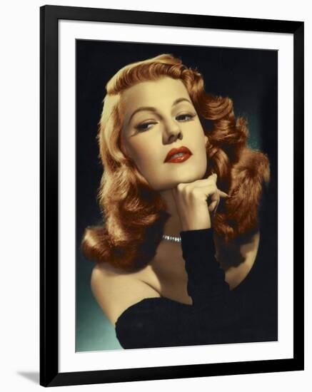 Rita Hayworth. "Gilda" 1946, Directed by Charles Vidor-null-Framed Premium Photographic Print