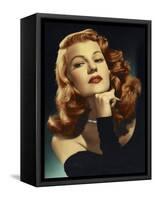 Rita Hayworth. "Gilda" 1946, Directed by Charles Vidor-null-Framed Stretched Canvas