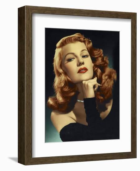 Rita Hayworth. "Gilda" 1946, Directed by Charles Vidor-null-Framed Photographic Print