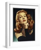 Rita Hayworth. "Gilda" 1946, Directed by Charles Vidor-null-Framed Photographic Print