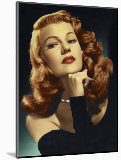 Rita Hayworth. "Gilda" 1946, Directed by Charles Vidor-null-Mounted Photographic Print