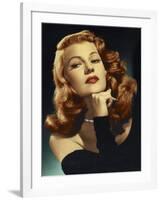 Rita Hayworth. "Gilda" 1946, Directed by Charles Vidor-null-Framed Photographic Print