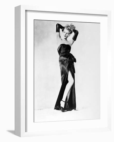 Rita Hayworth, Gilda, 1946-null-Framed Photographic Print