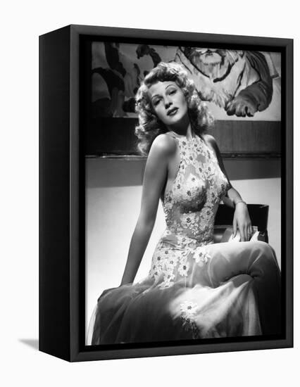 Rita Hayworth. "Tuesday's Orchids" 1942, "You Were Never Lovelier" Directed by William A. Seiter-null-Framed Stretched Canvas