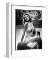 Rita Hayworth. "Tuesday's Orchids" 1942, "You Were Never Lovelier" Directed by William A. Seiter-null-Framed Photographic Print