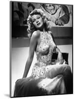Rita Hayworth. "Tuesday's Orchids" 1942, "You Were Never Lovelier" Directed by William A. Seiter-null-Mounted Photographic Print